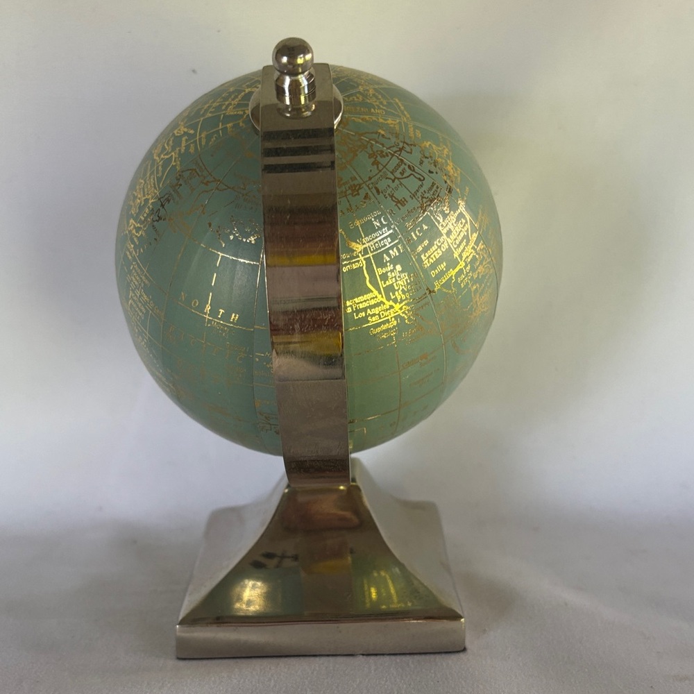 NIB Z-GALLERY VERY CUTE MINI WORLD GLOBE - CELESTE- 6” - Picture 3 of 12
